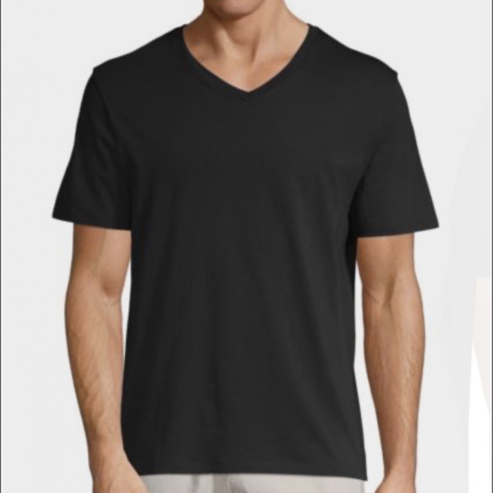 Vince Pima Cotton V Neck Tshirt
